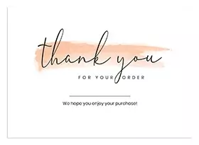 With compliments cards